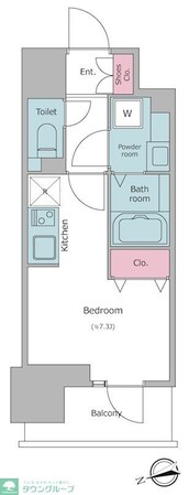 レジディア大森IIの物件間取画像
